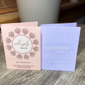 🌵5 for $20🌵Simply Belle Eau De Parfum and Exceptional Perfume Sample Set